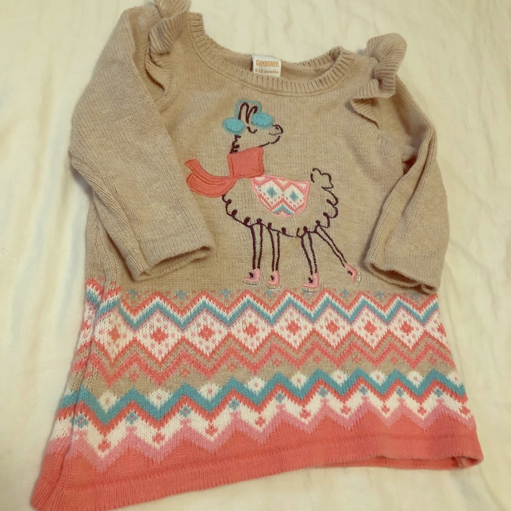 Gymboree Long Sleeve Knitted Llama